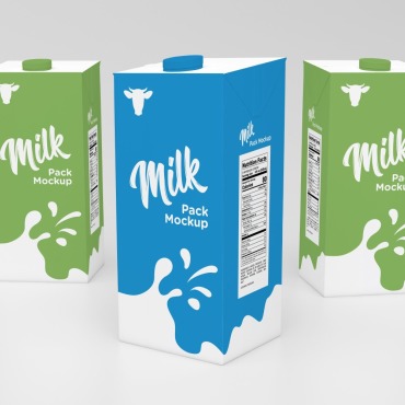 Juice Milk Product Mockups 189705
