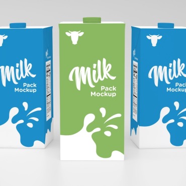 Juice Milk Product Mockups 189706
