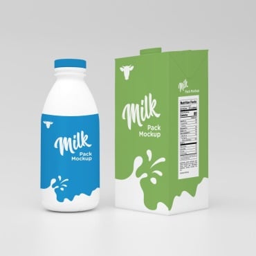 Juice Milk Product Mockups 189709