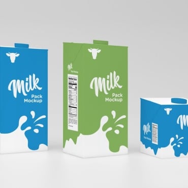 Juice Milk Product Mockups 189712