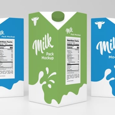 Juice Milk Product Mockups 189715