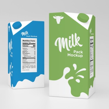 Juice Milk Product Mockups 189716