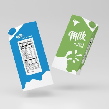 Juice Milk Product Mockups 189717