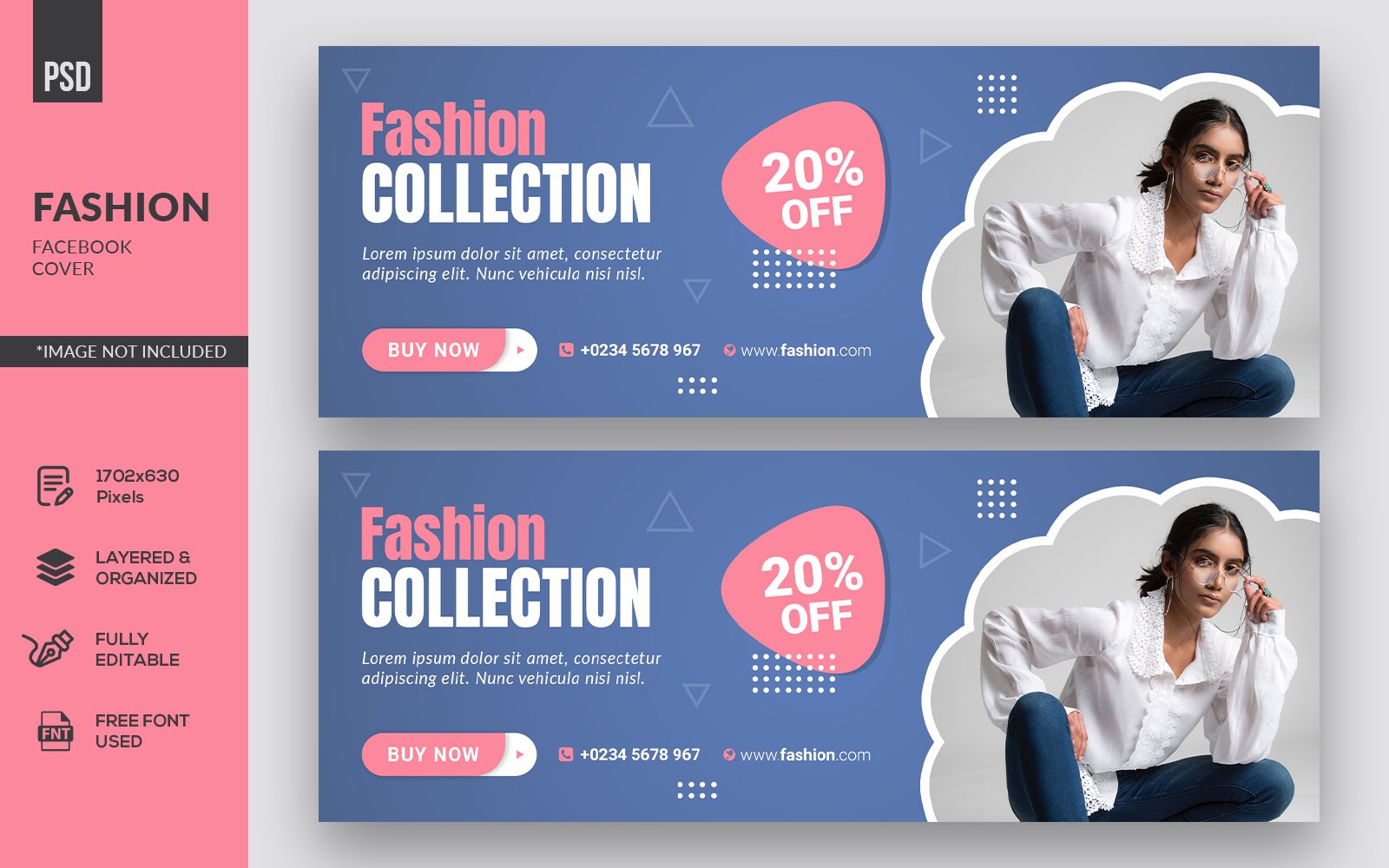 Creative Banner Fashion Facebook Timeline Cover Social Media