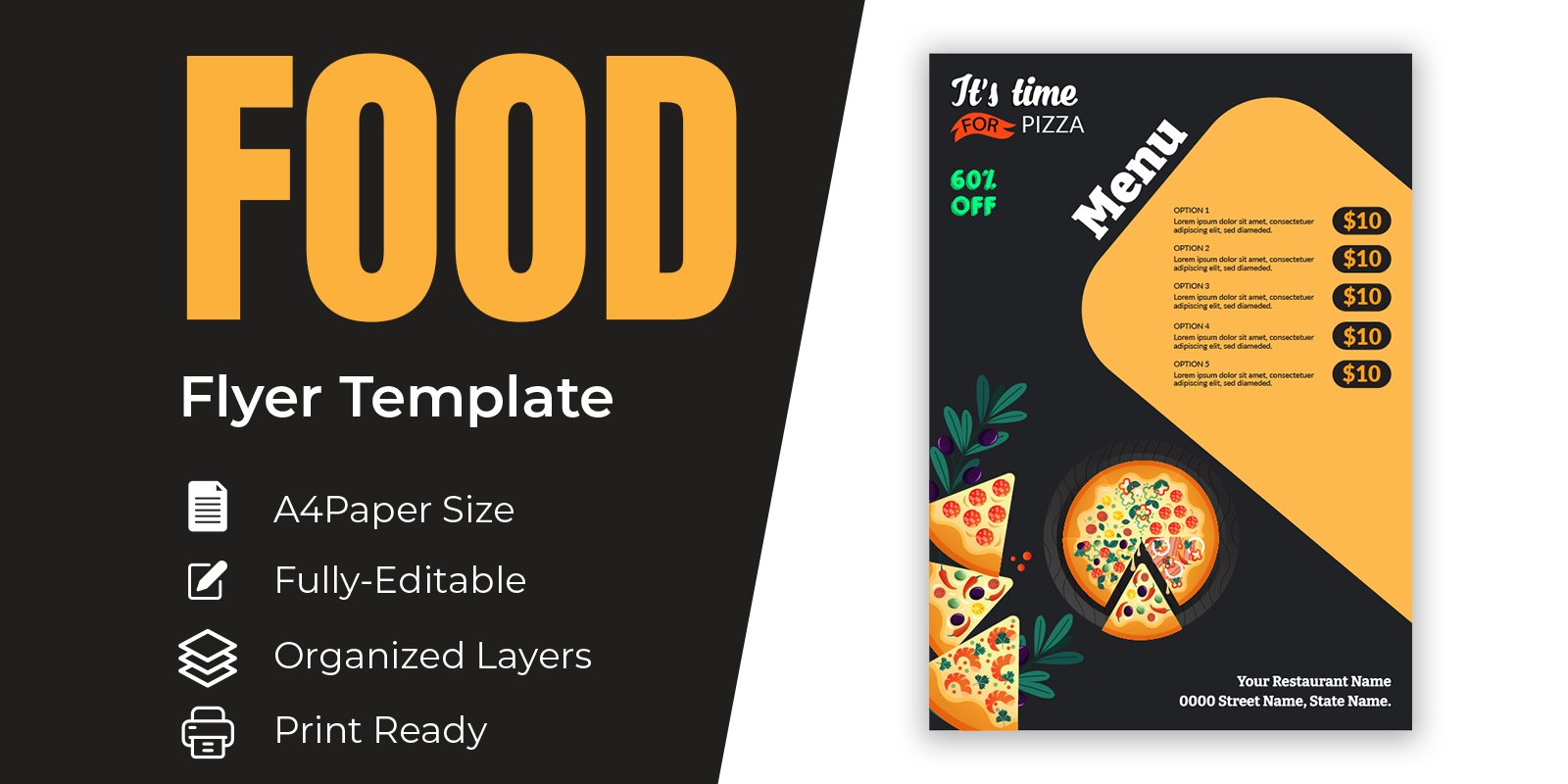 Vector Illustrations For Food And Drink Marketing Material