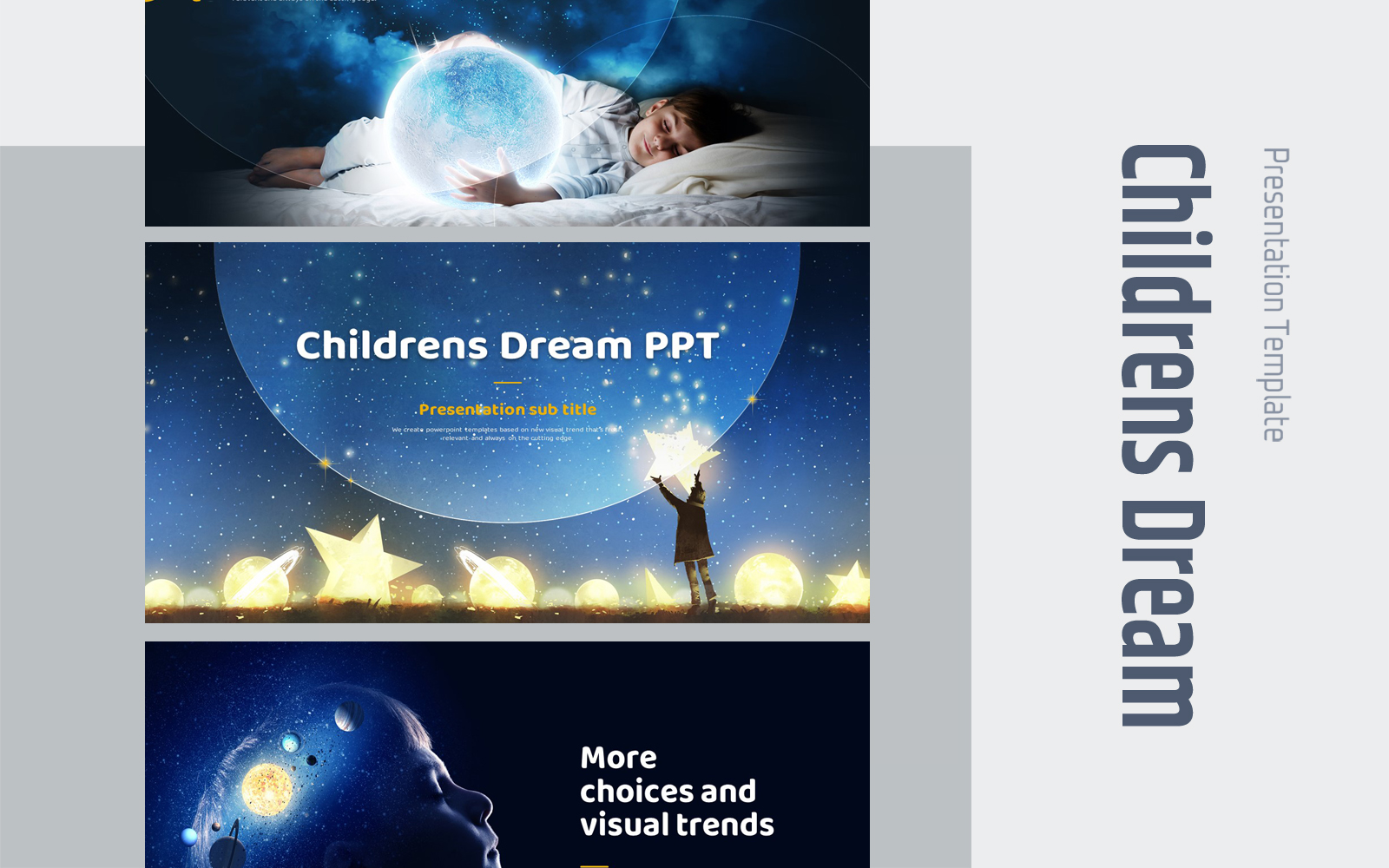 Children's Dream  PowerPoint Template