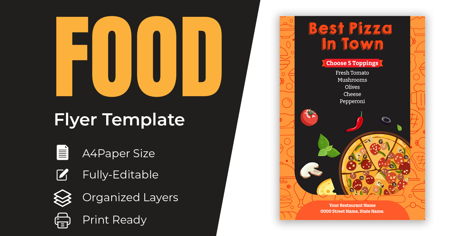 French Fries Food And Drink Marketing Material Templates And Cover Design