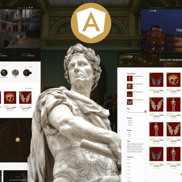 Museum Art Website Templates 189911