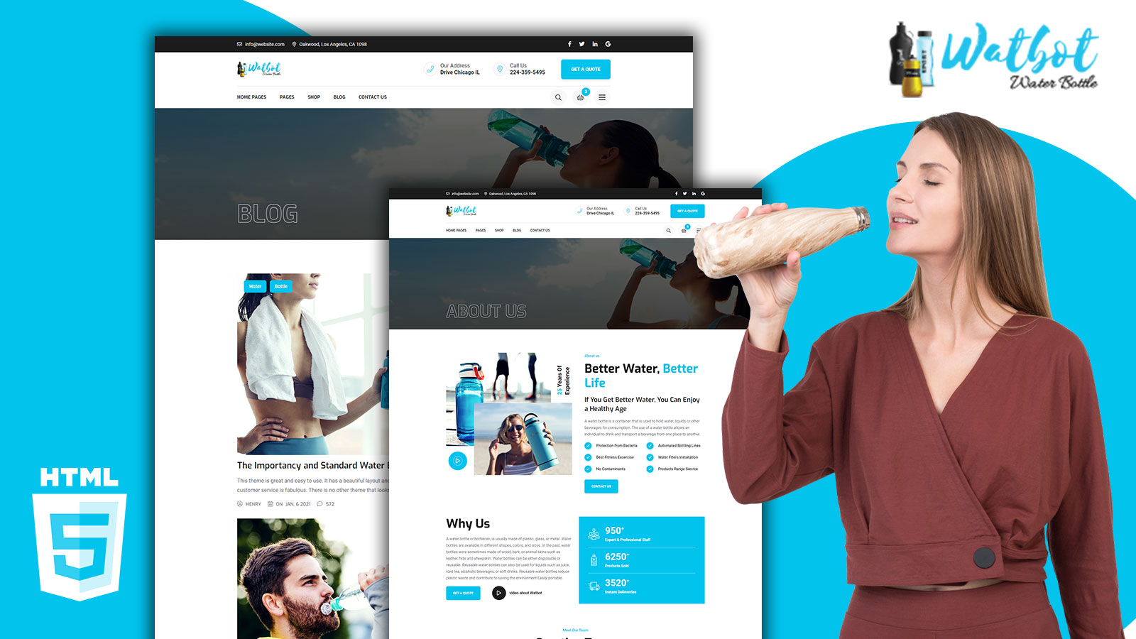 Watbot Product Display Store HTML5 Template