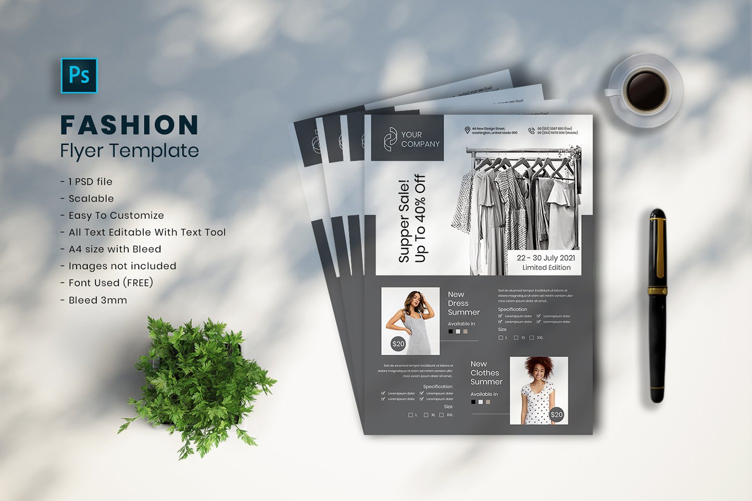 Fashion Flyer Template vol.06