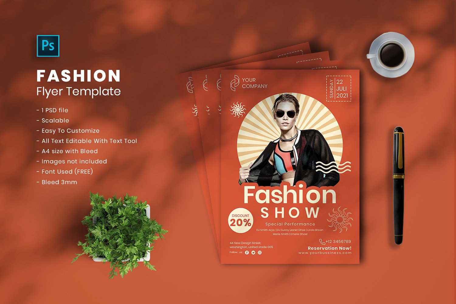 Fashion Flyer Template vol.08