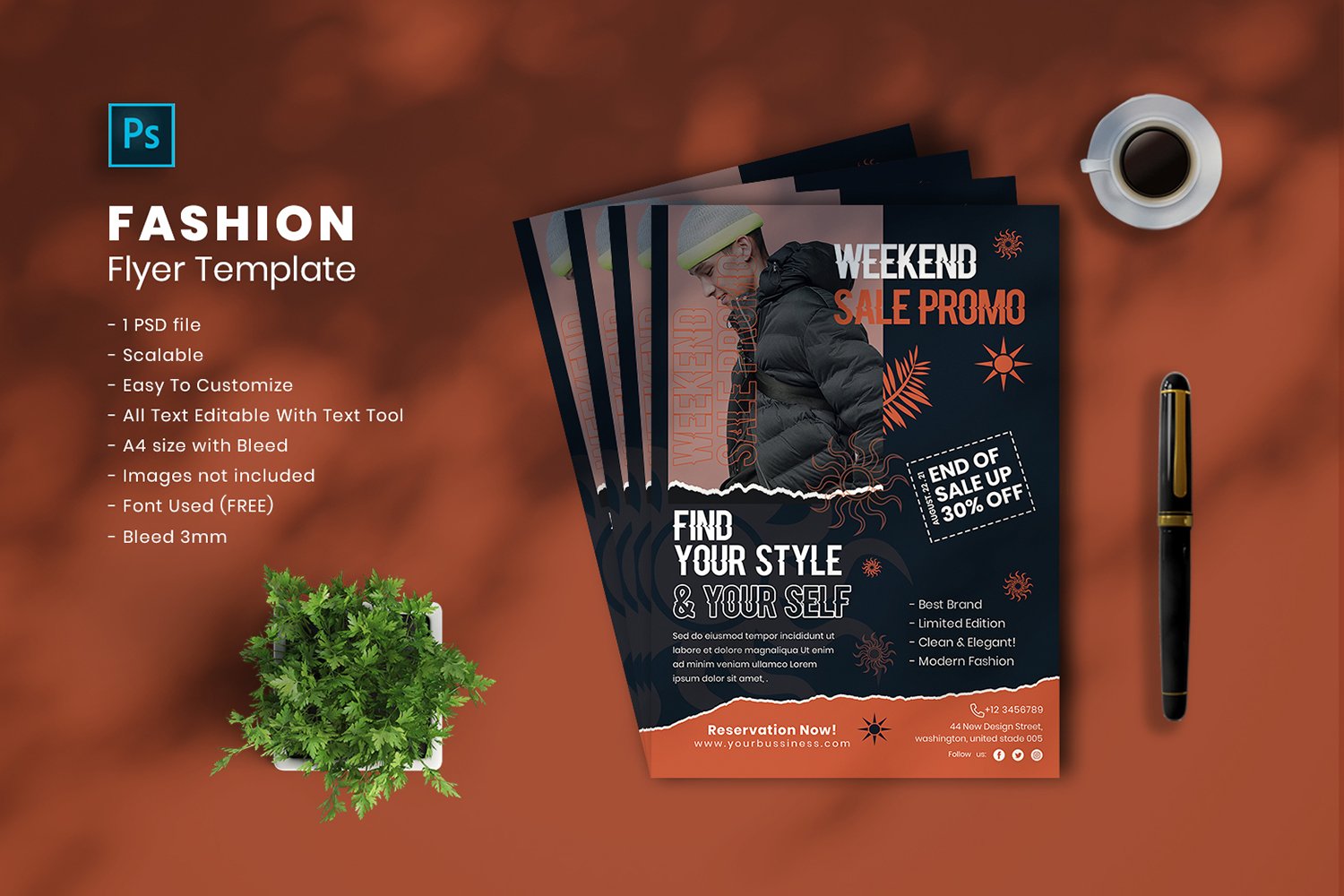 Fashion Flyer Template vol.12