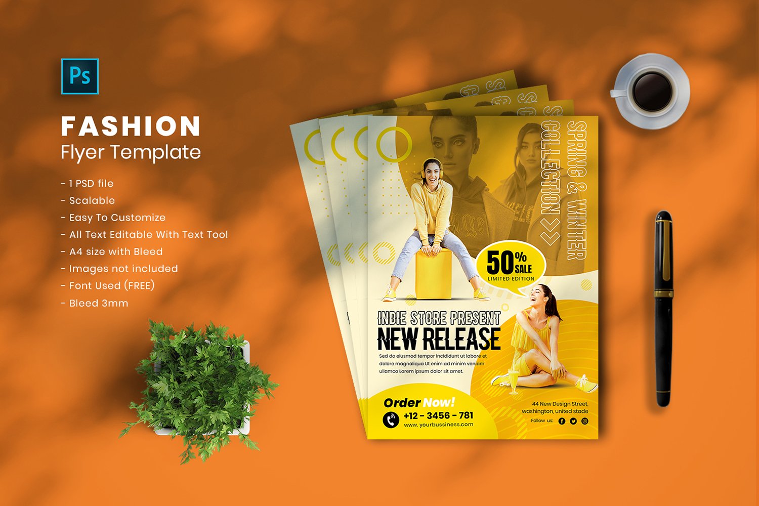 Fashion Flyer Template vol.13