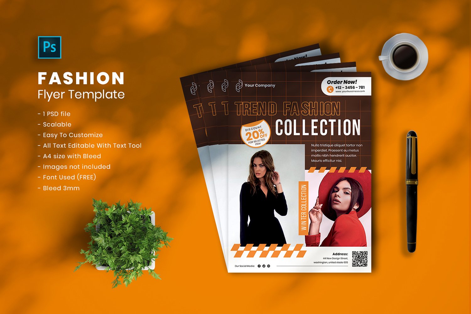 Fashion Flyer Template vol.14