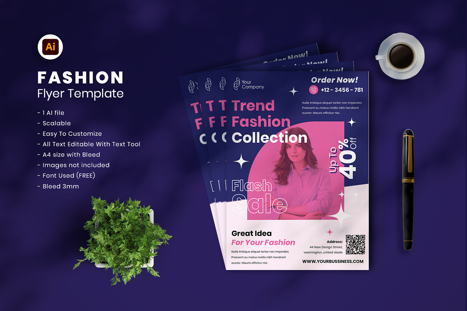 Fashion Flyer Template vol.15