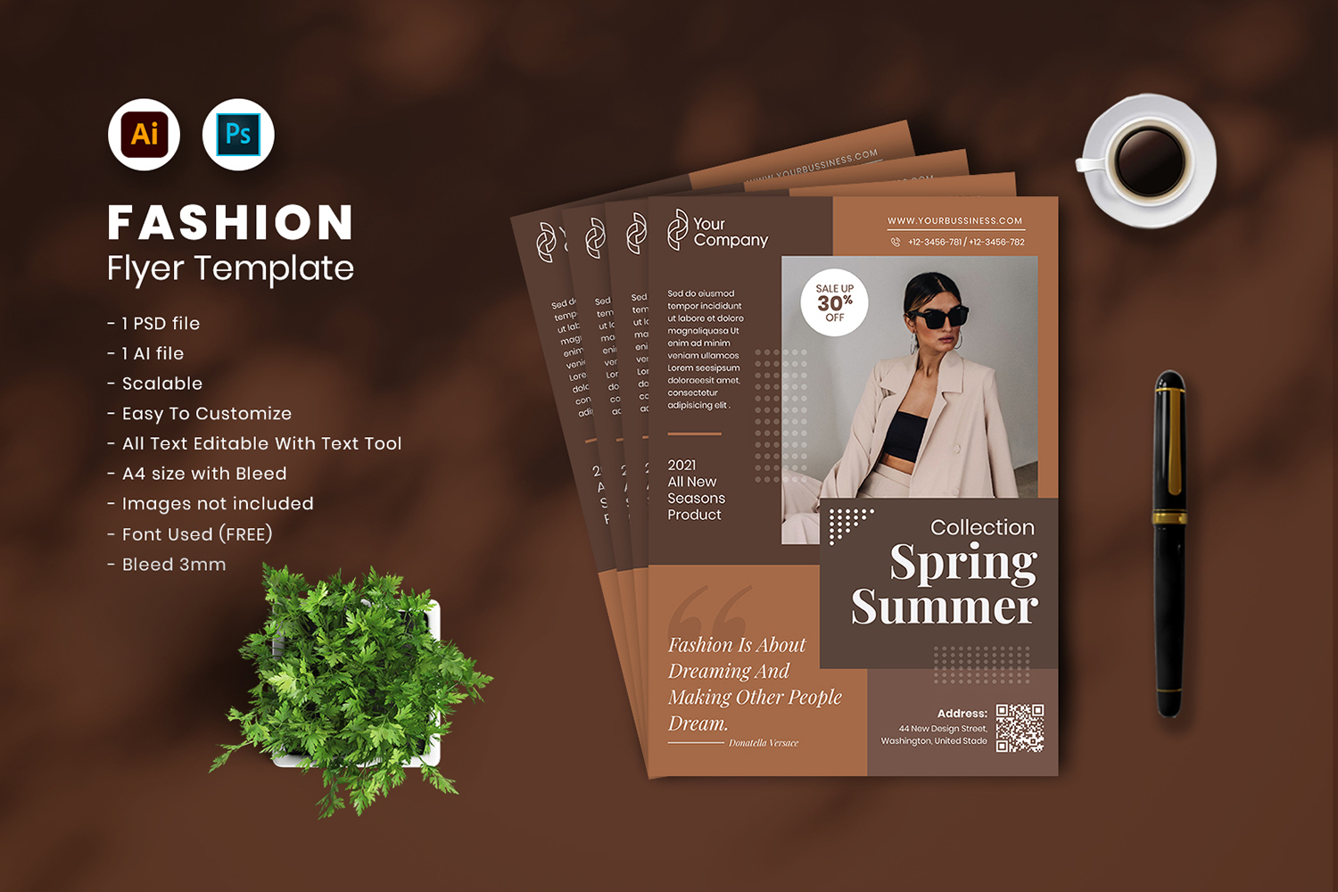Fashion Flyer Template vol.17