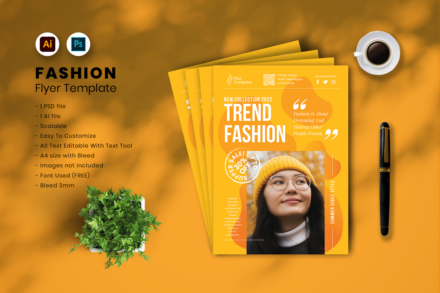Fashion Flyer Template vol.20