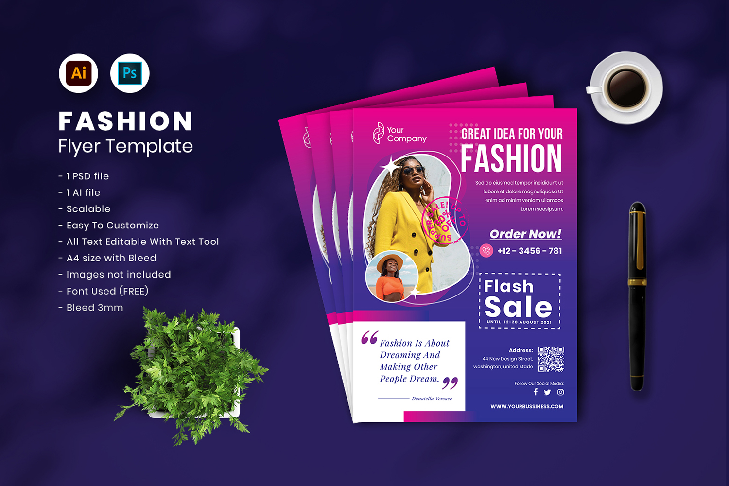 Fashion Flyer Template vol.22