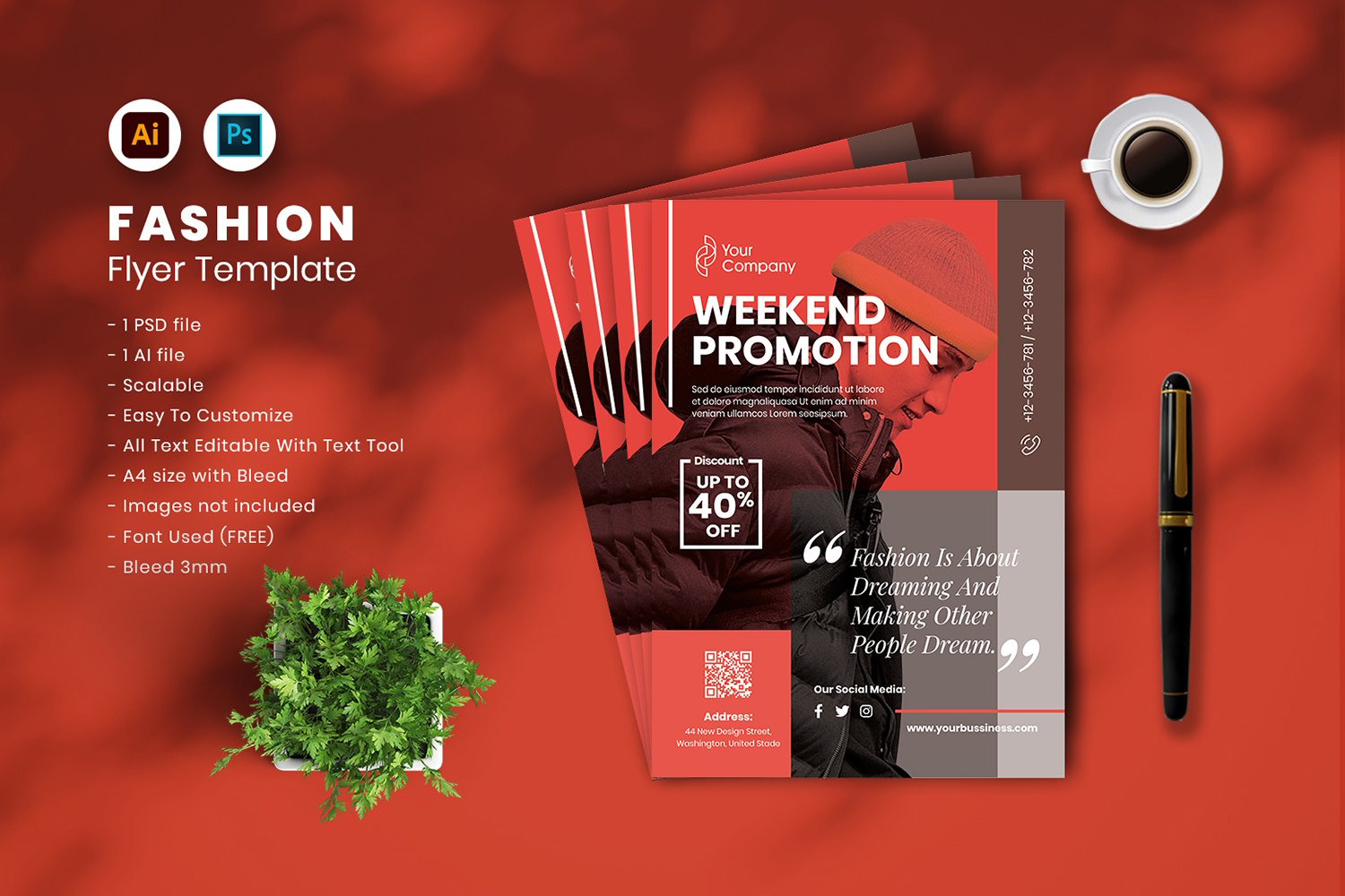 Fashion Flyer Template vol.23