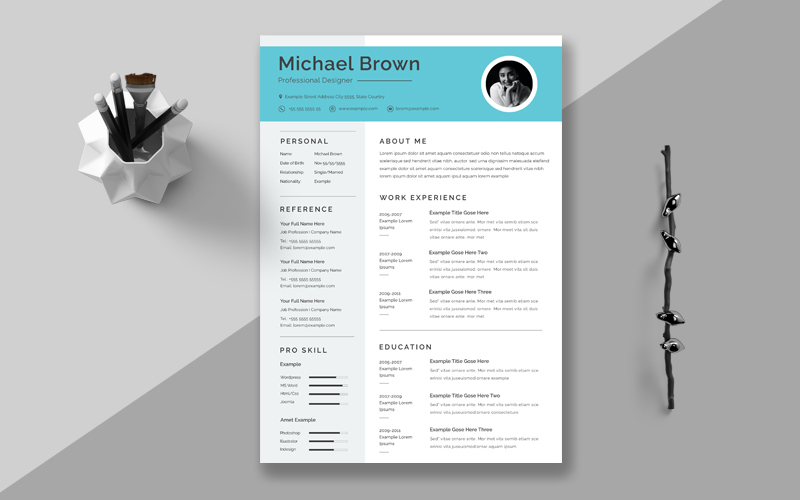 Simple & Clean Resume Template