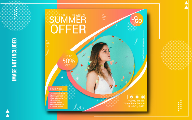 Summer Fashion Offer Sale Banner