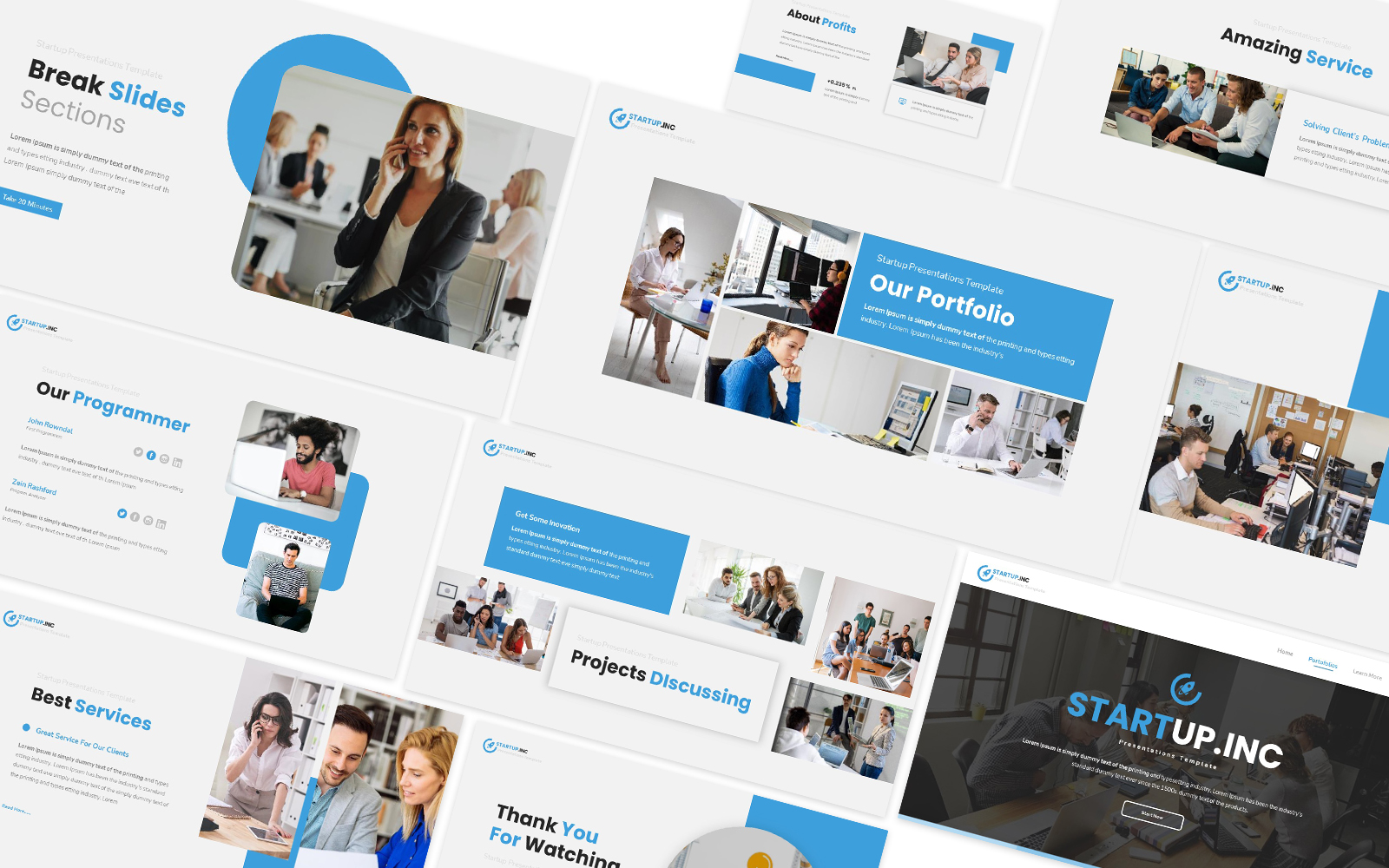 Startup.inc Powerpoint Template