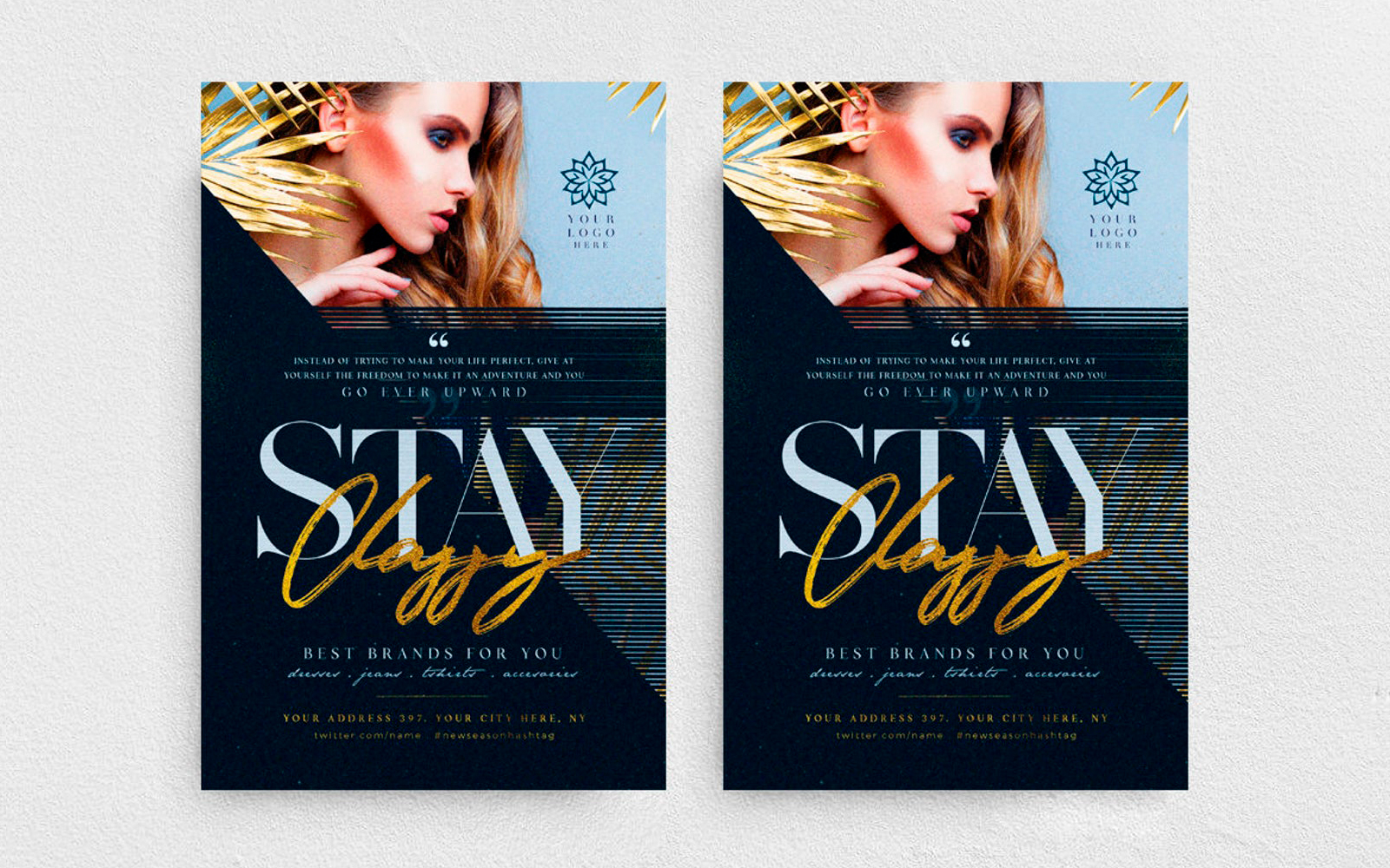 Stay Classy Instagram Post + Flyer Social Media Template