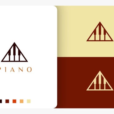 Piano Academy Logo Templates 190380