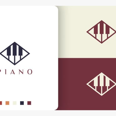 Piano Music Logo Templates 190382