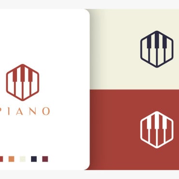 Piano Music Logo Templates 190383