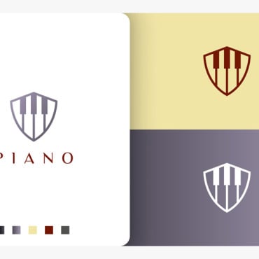 Piano Music Logo Templates 190384