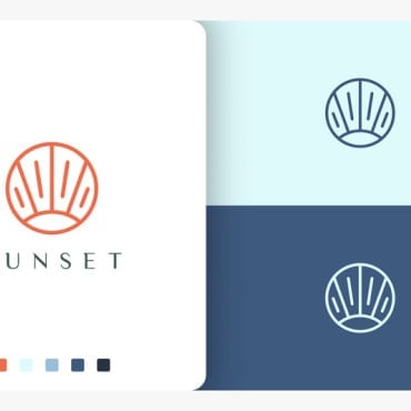 Sun Ocean Logo Templates 190408