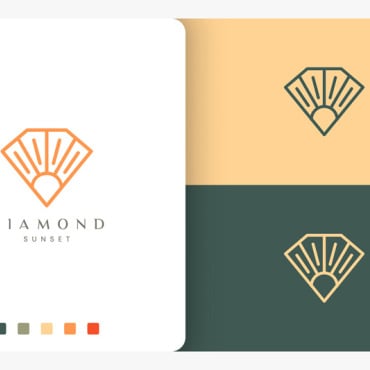 Sun Gem Logo Templates 190445