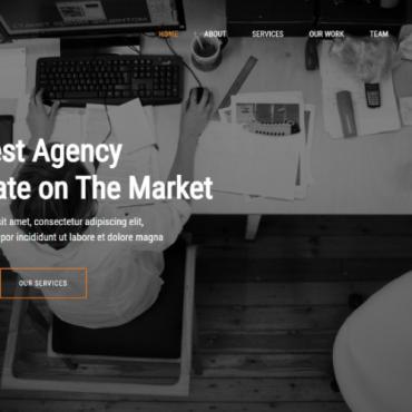 Agency Buisness Landing Page Templates 190635
