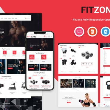 Gym Sports OpenCart Templates 190653