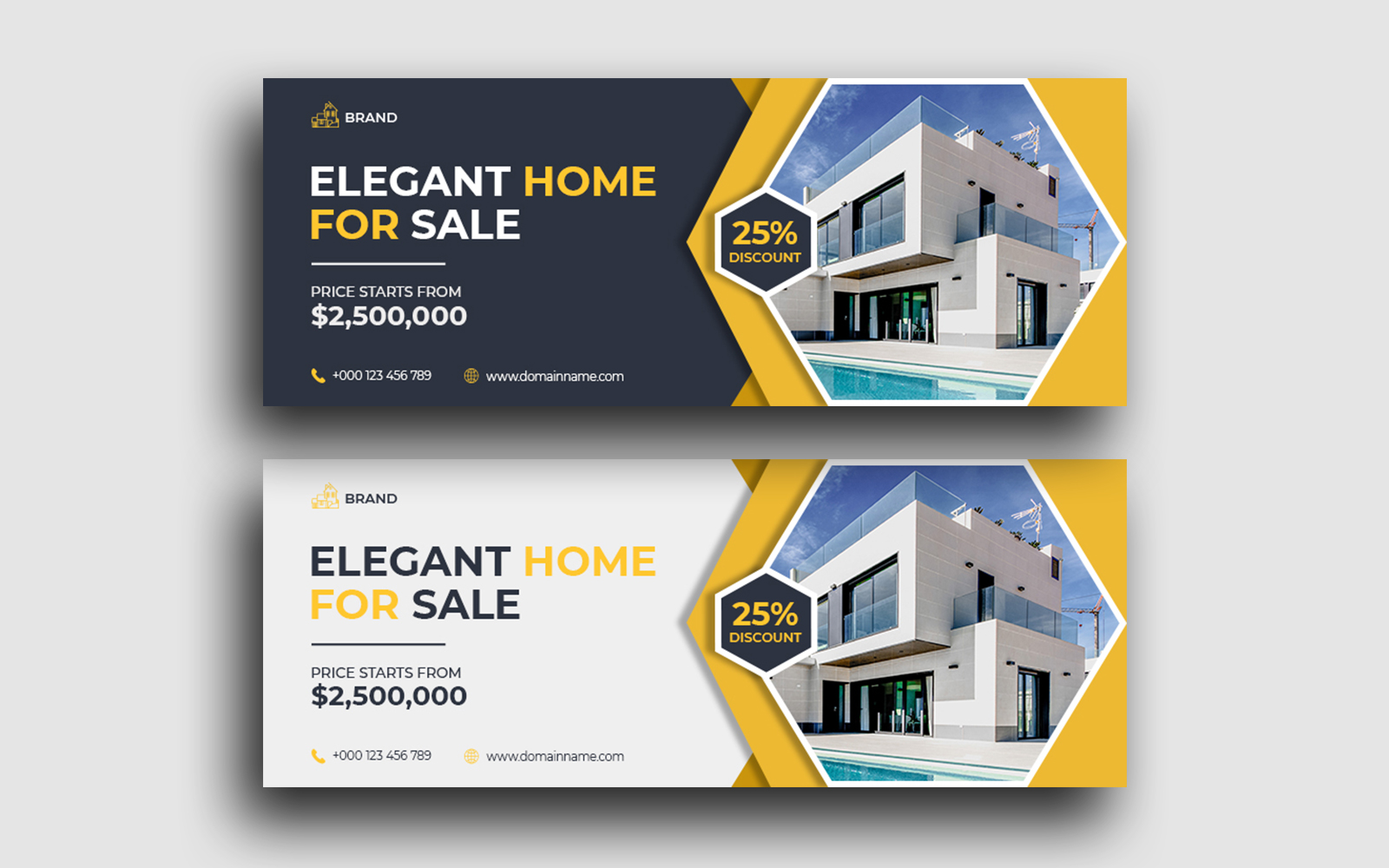 Real Estate Facebook Cover Template