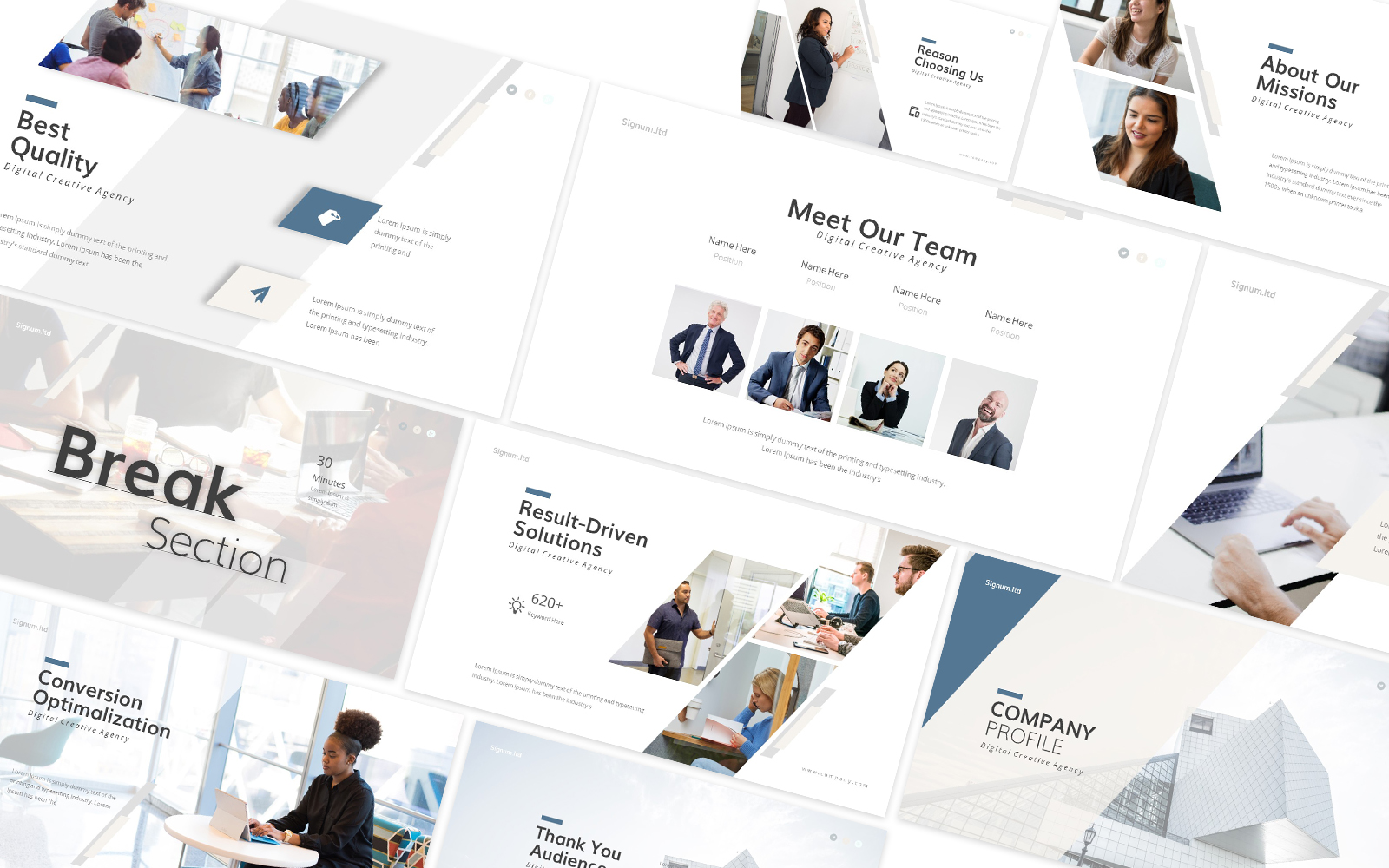 Company Profile 2 Powerpoint Template