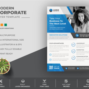 Agency Blue Corporate Identity 190743