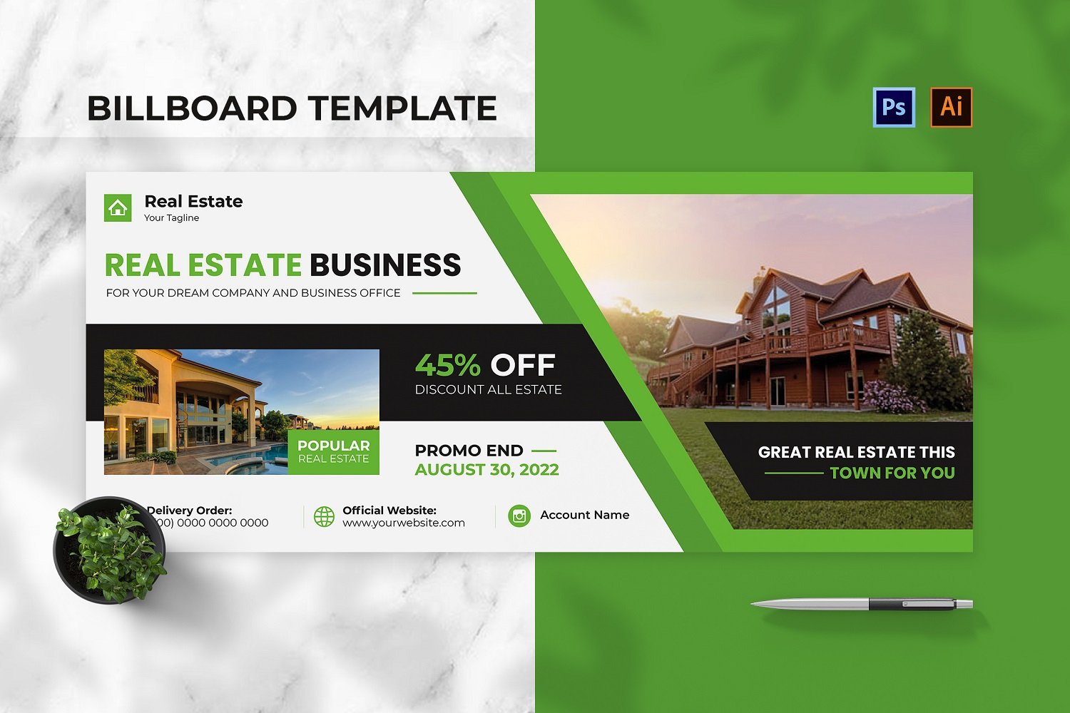 Real Estate Billboard Landscape