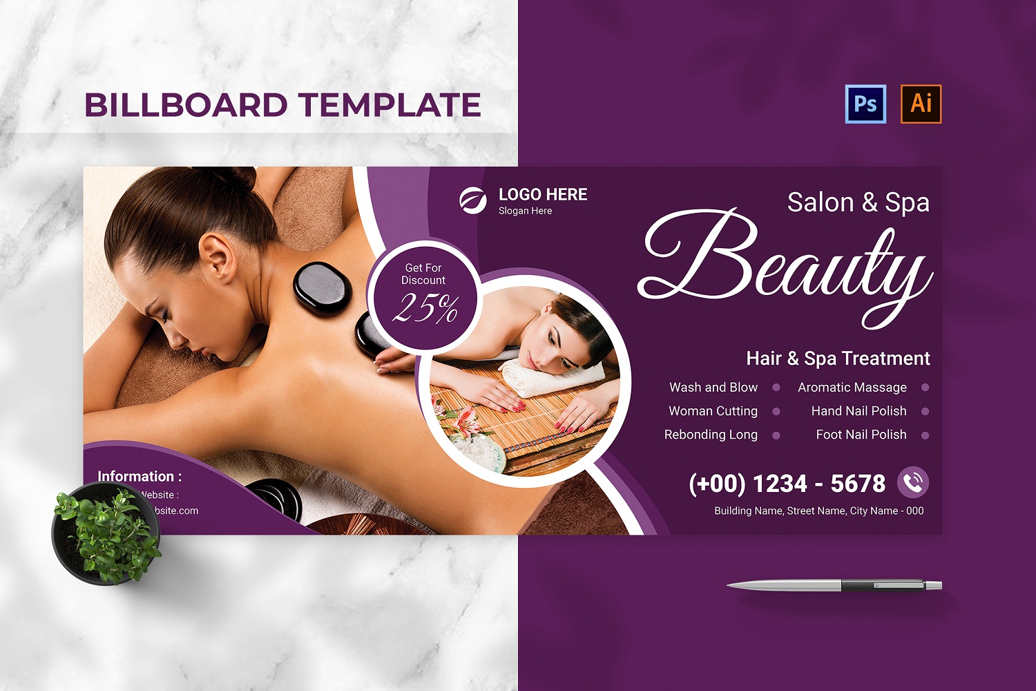 Beauty Spa Billboard Landscape