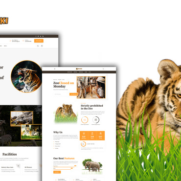 Animal Park Responsive Website Templates 190828