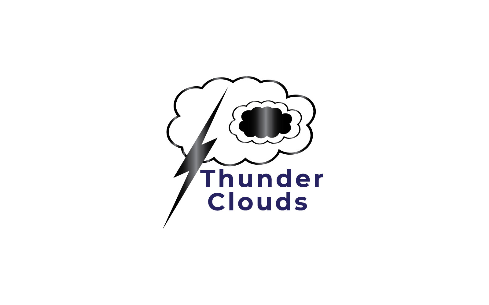Thunder Clouds Logo Template