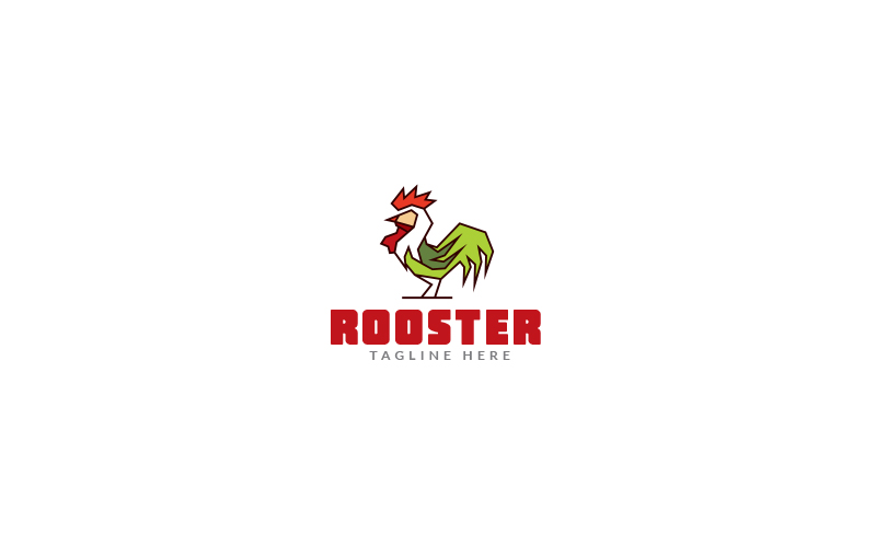 Rooster Logo Design Template