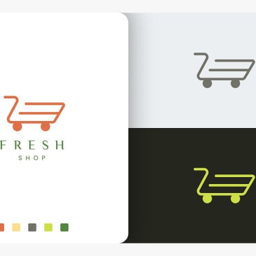 Cart Market Logo Templates 190917