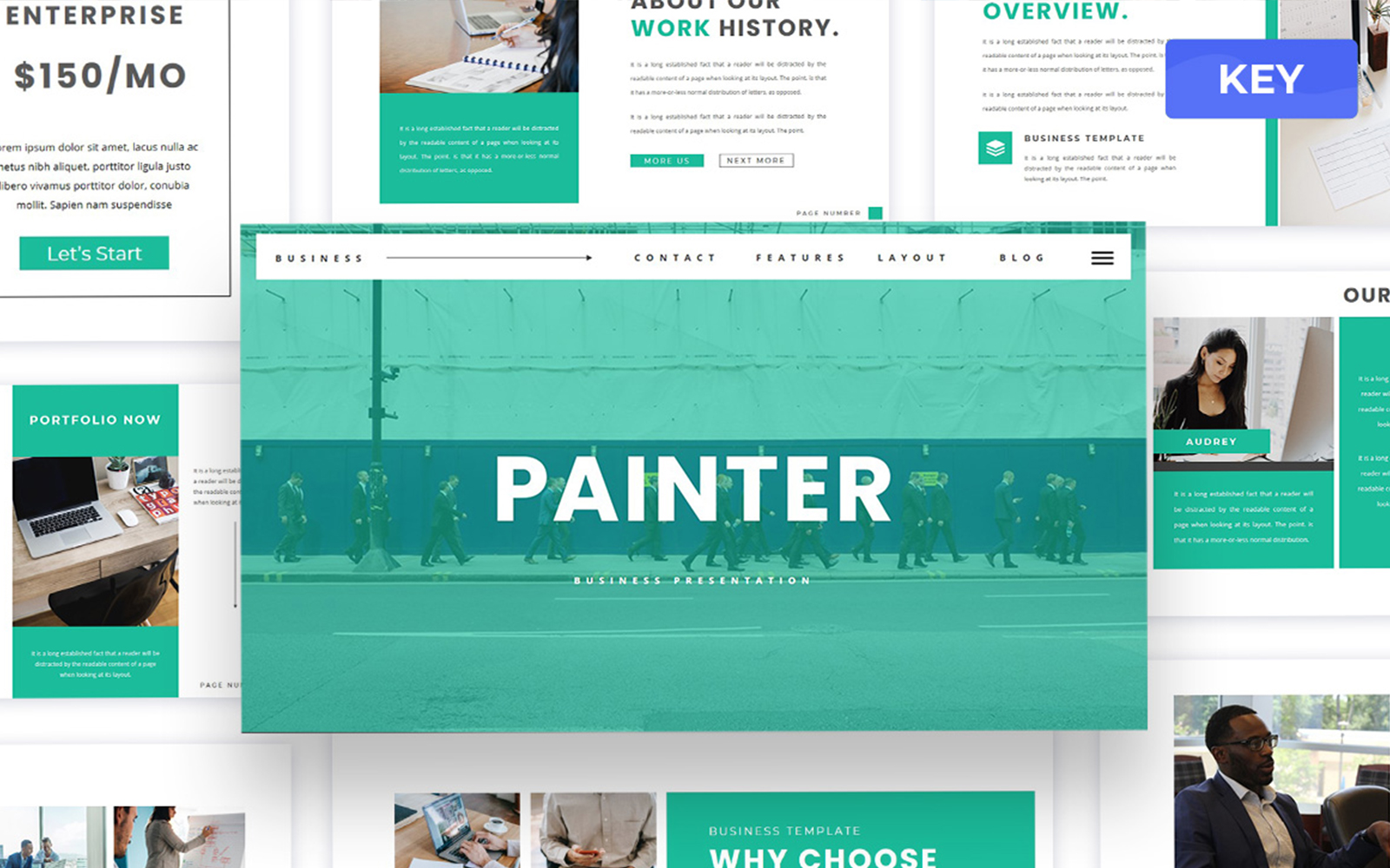 Painter - Business Keynote Presentation Template