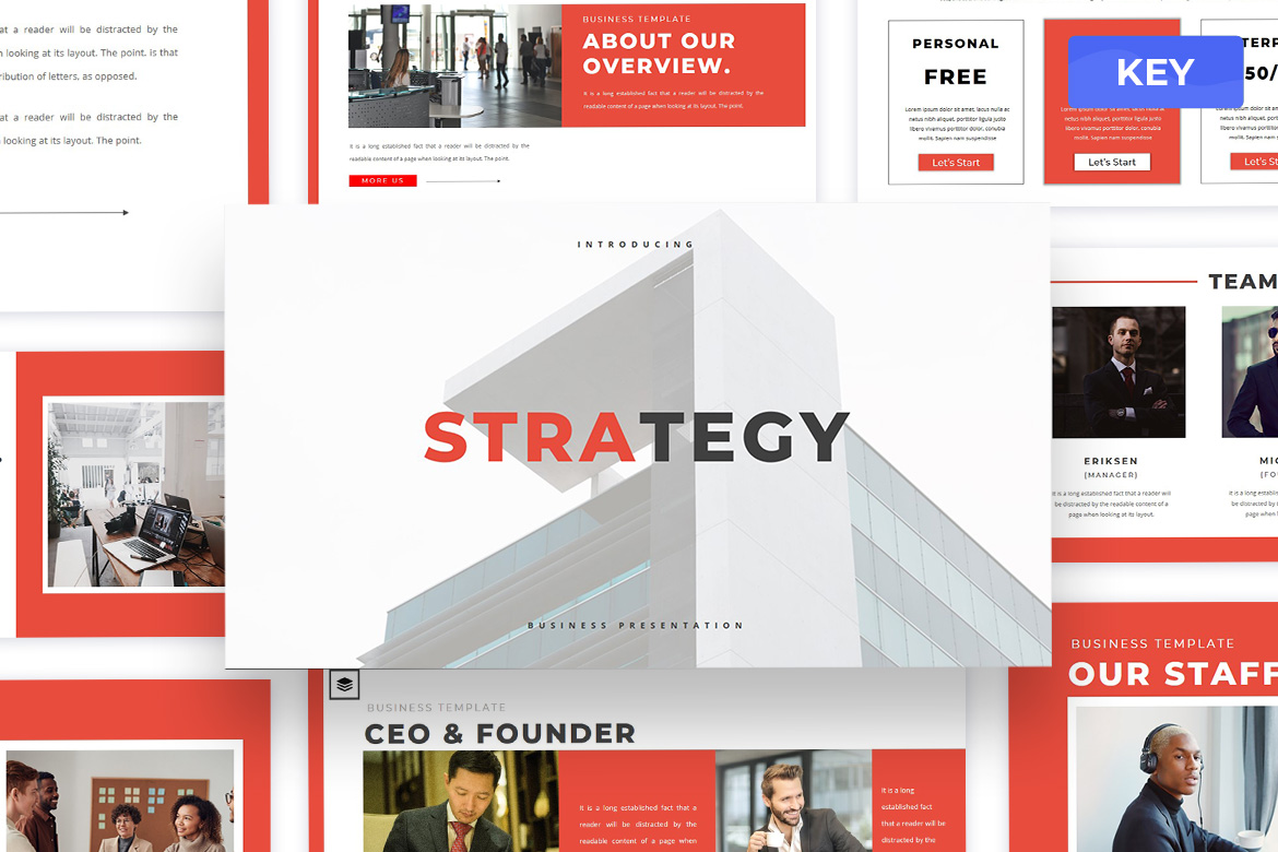 Strategy - Business Keynote Presentation Template