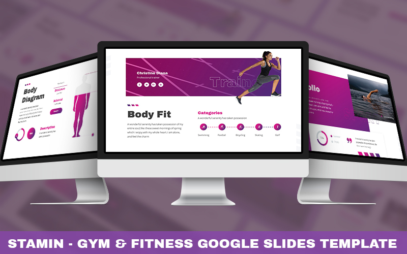 Stamin - Gym & Fitness Powerpoint Template