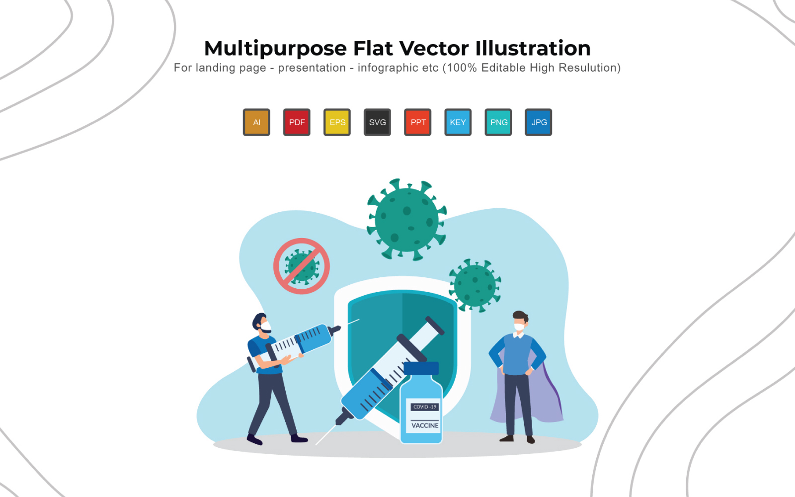Vaccination Day - Flat Vectors Illustration Design