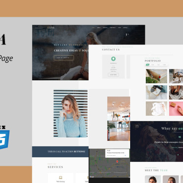 Agency  Landing Page Templates 191349