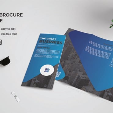 Trifold Flyer Corporate Identity 191378